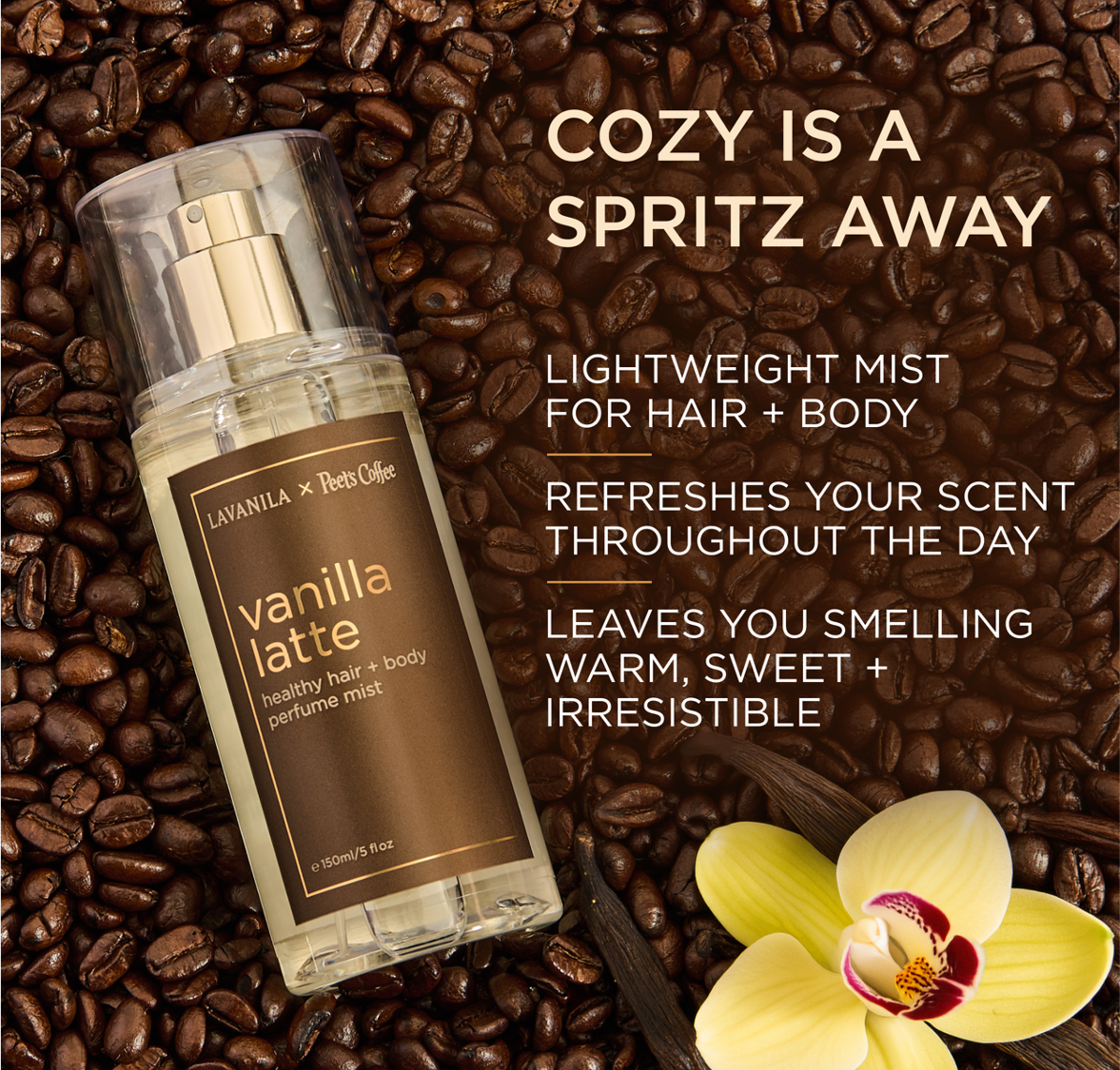 LAVANILA x Peet's Vanilla Latte Holiday Duo