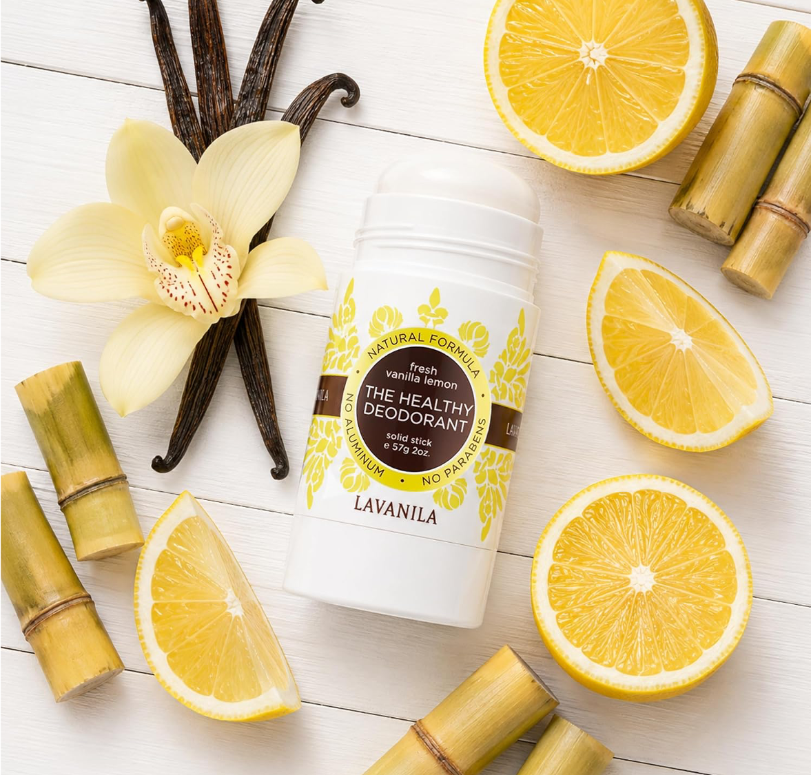 The Healthy Deodorant Fresh Vanilla Lemon