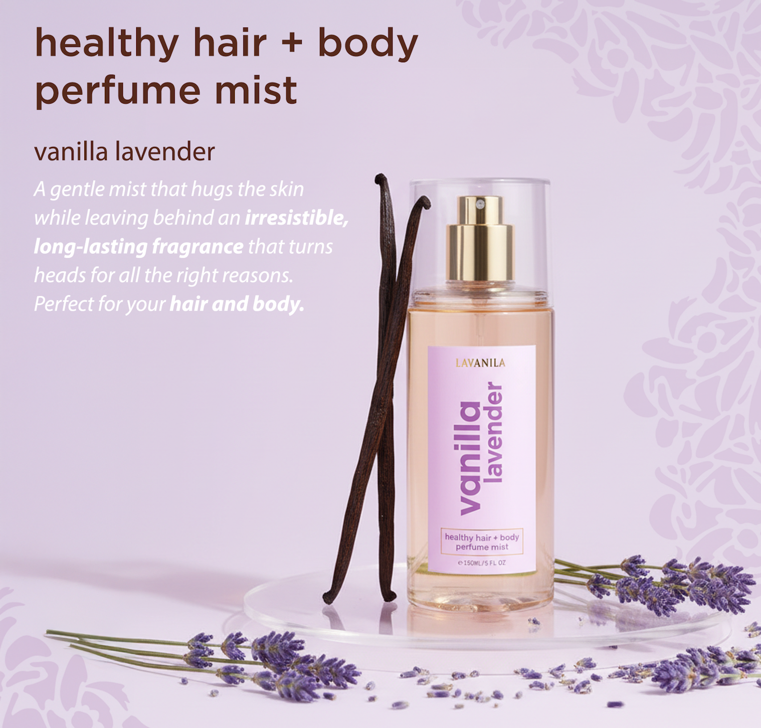 Vanilla Lavender Hair + Body Mist